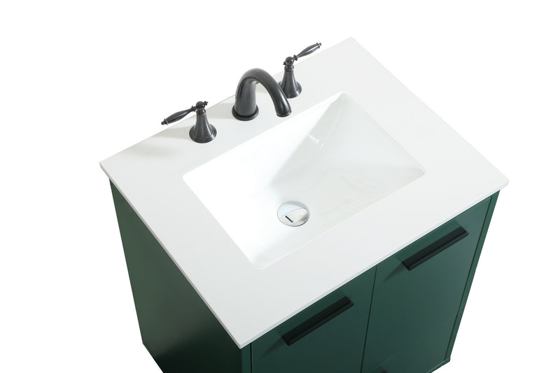 Elegant Lighting VF47024MGN Vanity Sink Set, Green