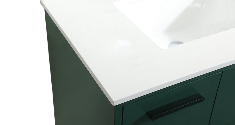 Elegant Lighting VF47030MGN Vanity Sink Set, Green