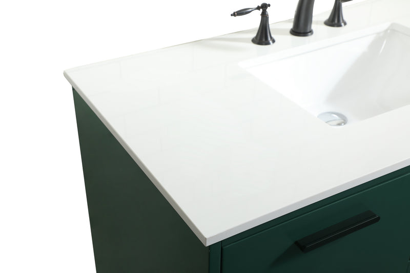 Elegant Lighting VF47042MGN Vanity Sink Set, Green