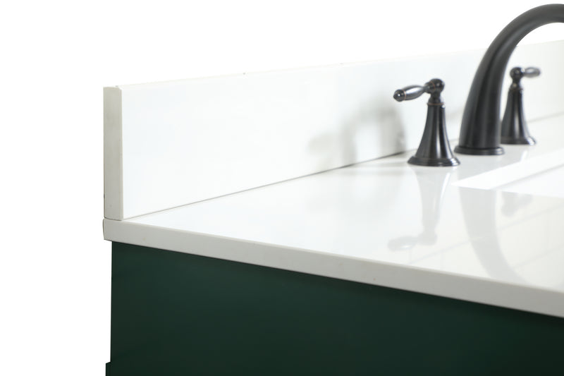 Elegant Lighting VF47042MGN-BS Vanity Sink Set, Green