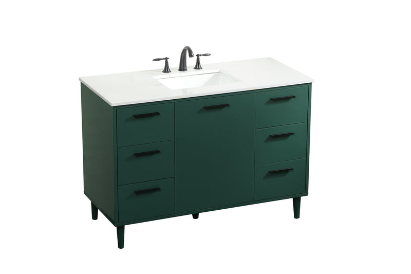 Elegant Lighting VF47048MGN Vanity Sink Set, Green