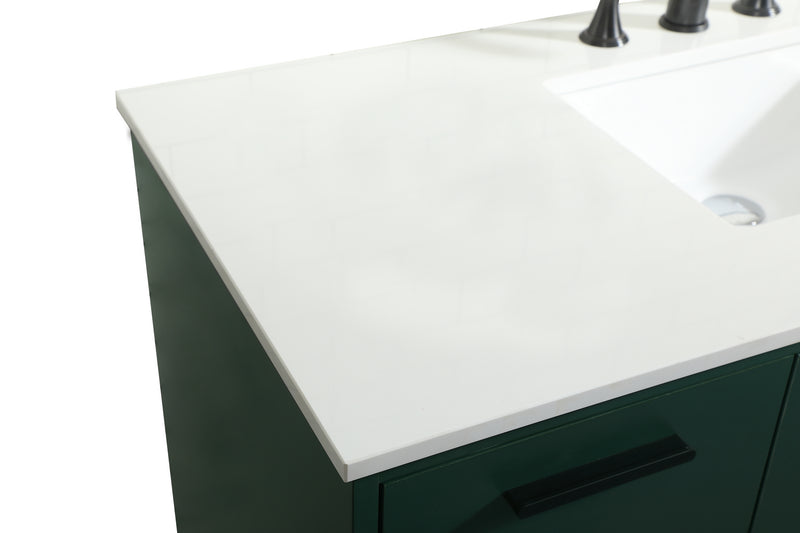 Elegant Lighting VF47048MGN Vanity Sink Set, Green