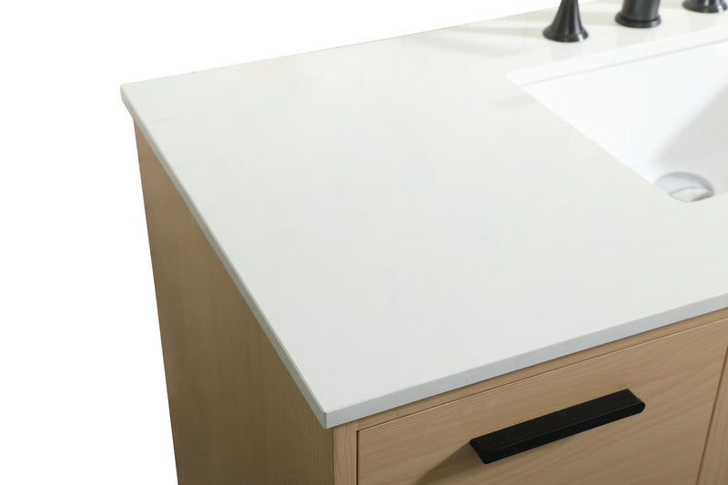 Elegant Lighting VF47048MMP Vanity Sink Set, Maple