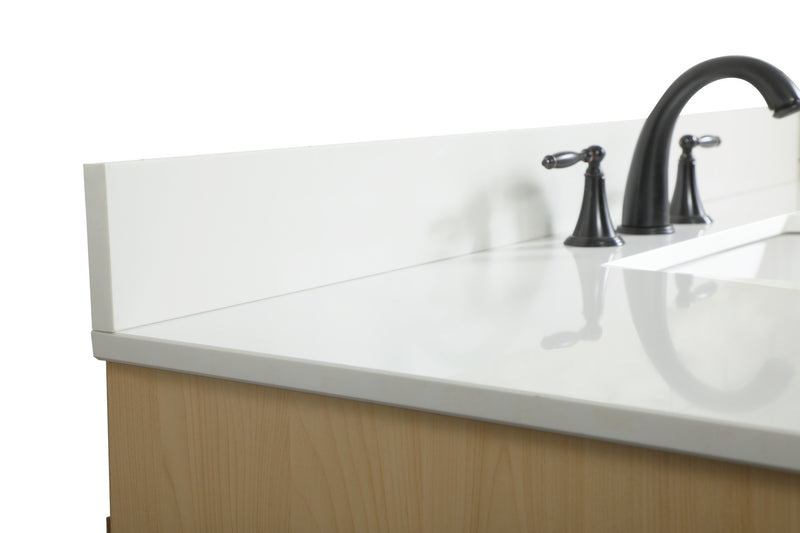 Elegant Lighting VF47048MMP-BS Vanity Sink Set, Maple