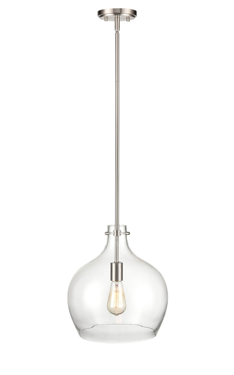 Millennium 2071-BN One Light Pendant, Brushed Nickel