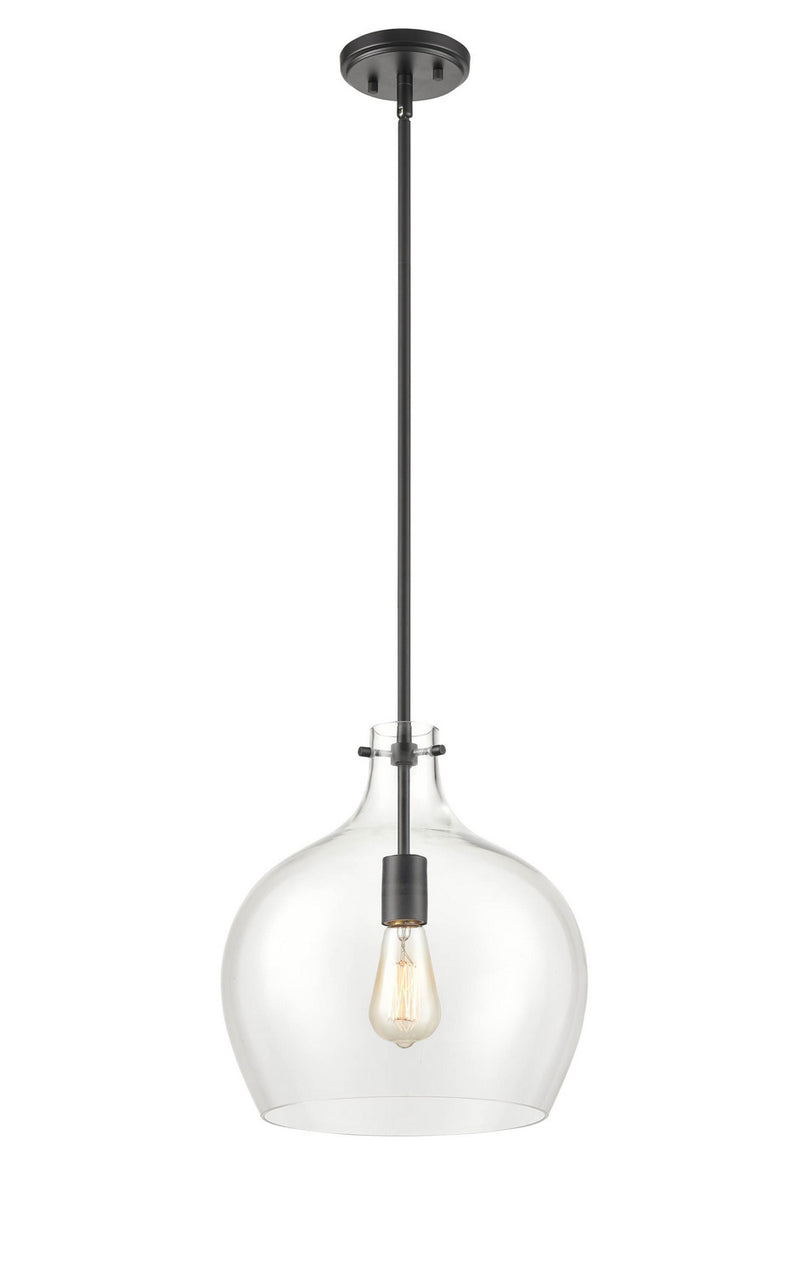 Millennium 2071-MB One Light Pendant, Matte Black