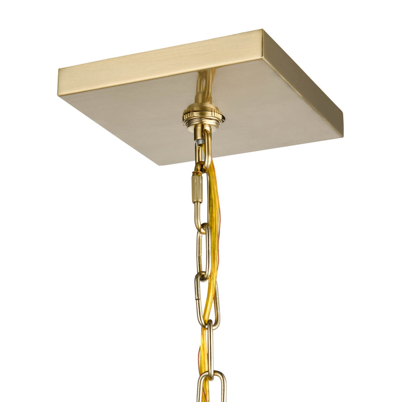 Millennium 3234-MG Four Light Pendant, Modern Gold