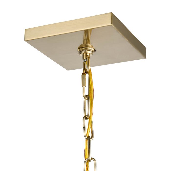 Millennium 3234-MG Four Light Pendant, Modern Gold