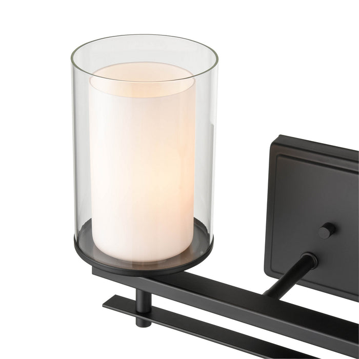 Millennium 5502-MB Two Light Wall Sconce, Matte Black