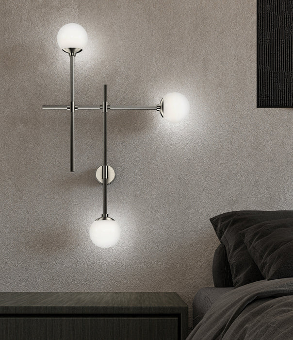 Sonneman 2062.13 LED Wall Sconce, Satin Nickel