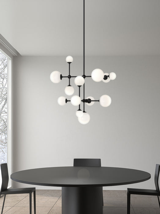 Sonneman 2064.25 LED Pendant, Satin Black