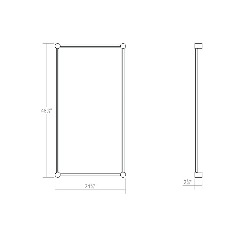 Sonneman 23QPCSR24R120PHA LED Wall Bar, Polished Chrome