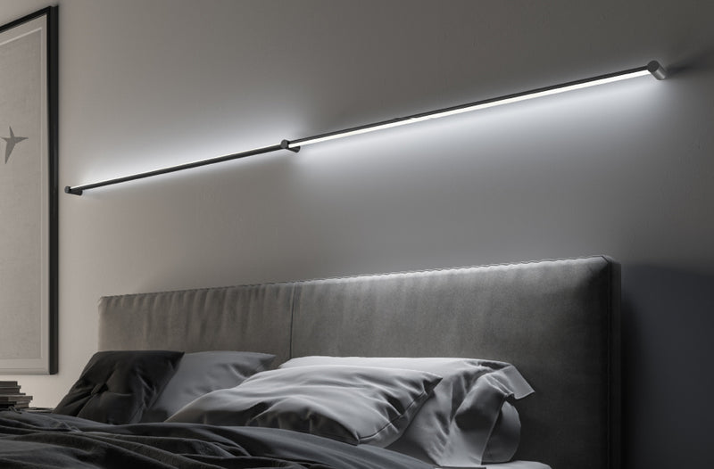 Sonneman 23QSKL244B120PHA LED Wall Bar, Satin Black