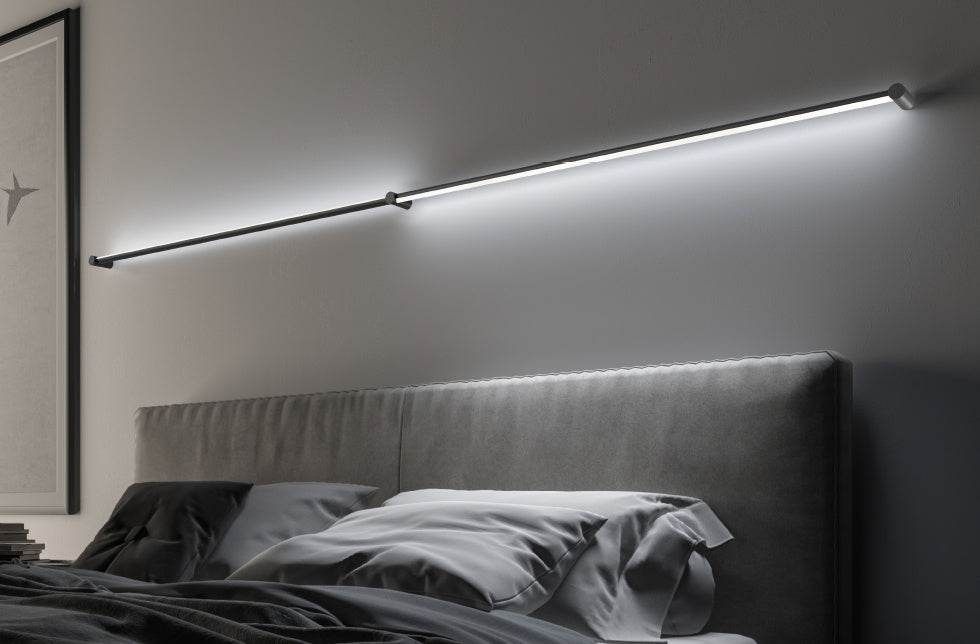 Sonneman 23QSKL244B120PHA LED Wall Bar, Satin Black