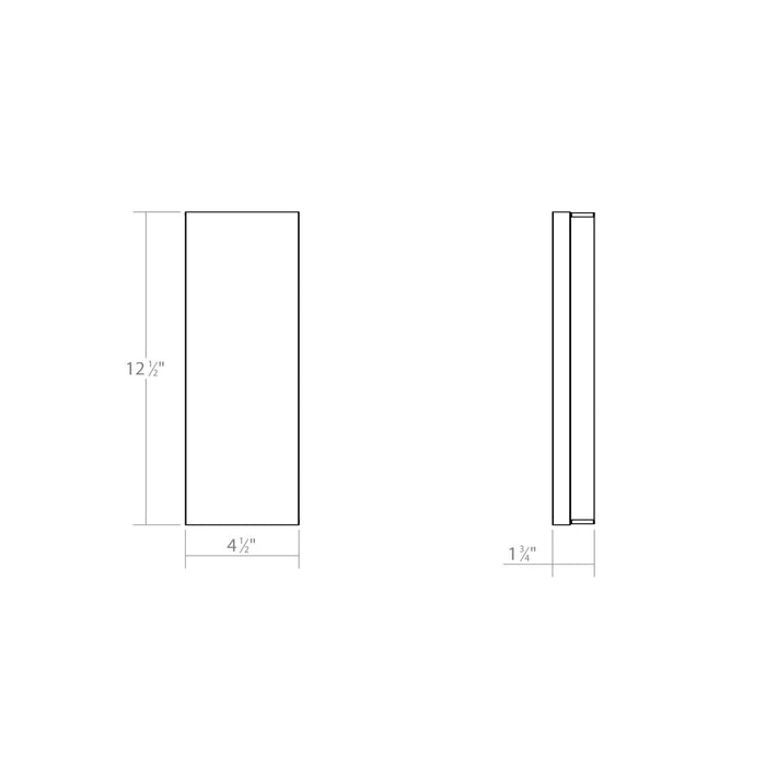 Sonneman 2546.01 LED Bath Bar, Polished Chrome