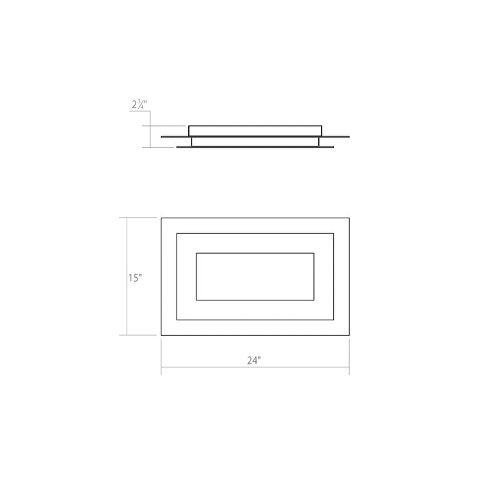 Sonneman 2731.98 LED Surface Mount, Textured White