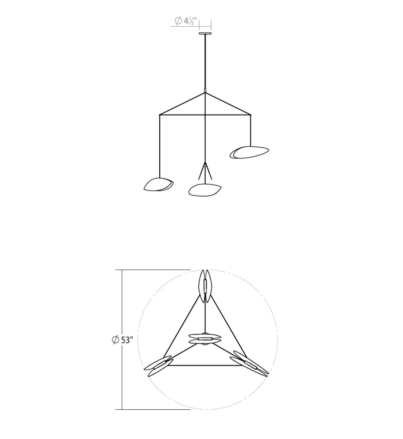 Sonneman 2904.25W LED Pendant, Satin Black