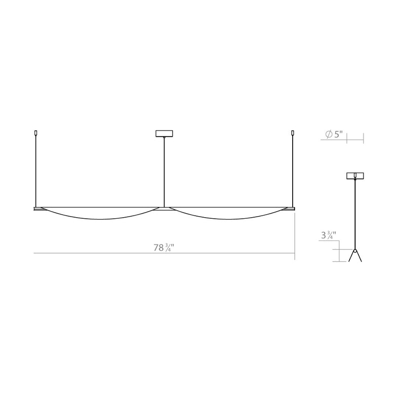 Sonneman 3122.03 LED Pendant, Satin White