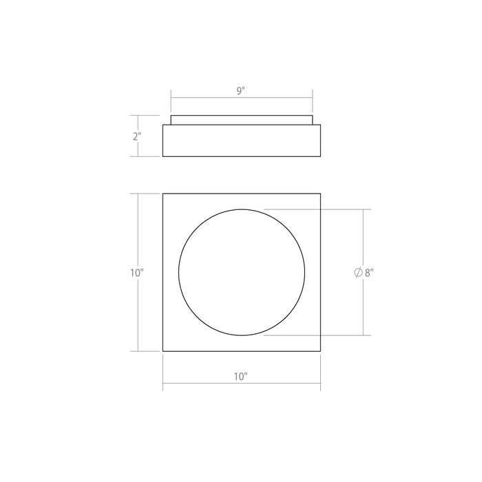 Sonneman 3701.18 LED Wall Sconce, Dove Gray