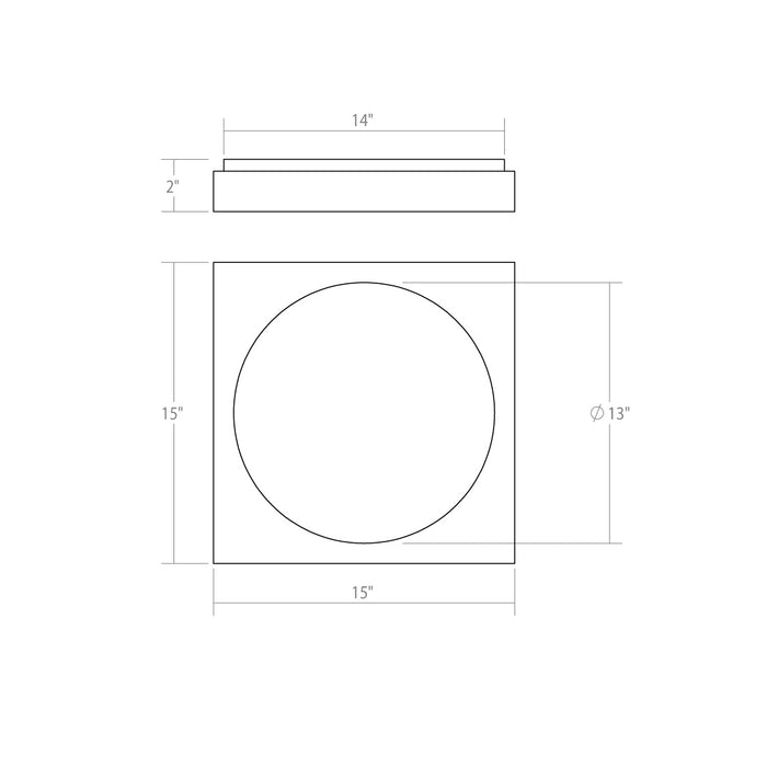 Sonneman 3702.18 LED Wall Sconce, Dove Gray