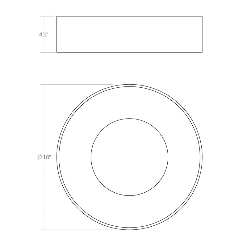 Sonneman 3736.03 LED Surface Mount, Satin White