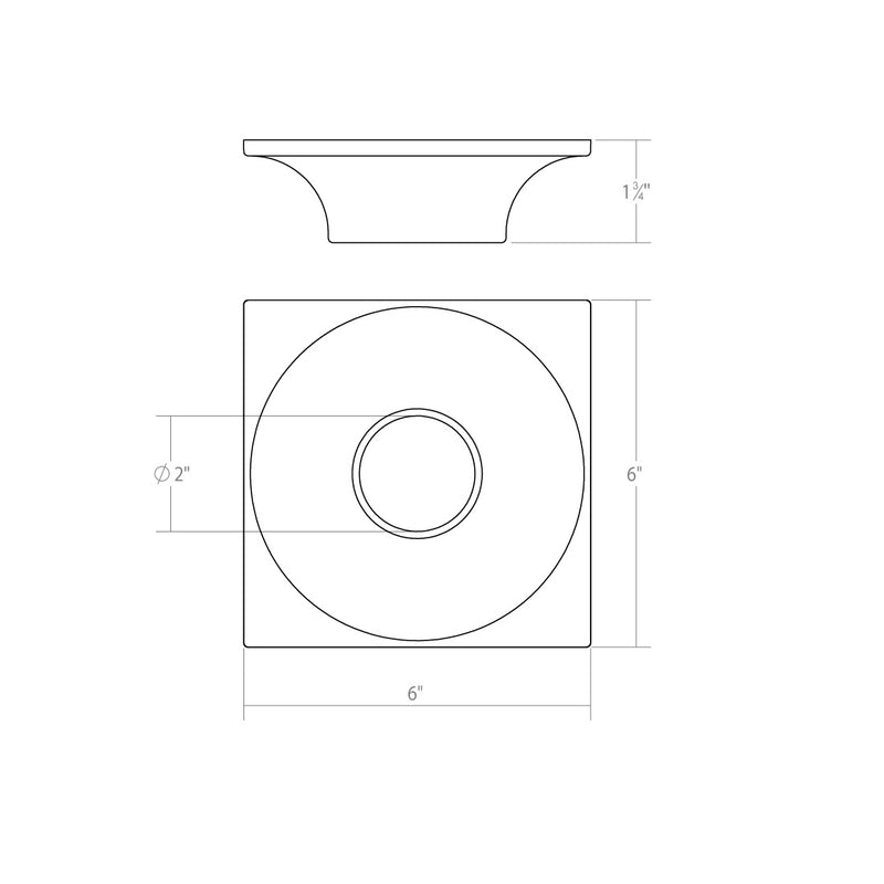 Sonneman 3740.18 LED Surface Mount, Dove Gray