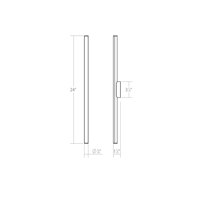 Sonneman 3772.03 LED Bath Bar, Satin White