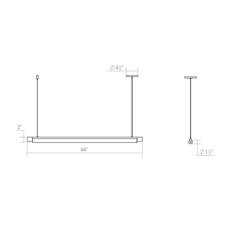 Sonneman 3826.03 LED Pendant, Satin White