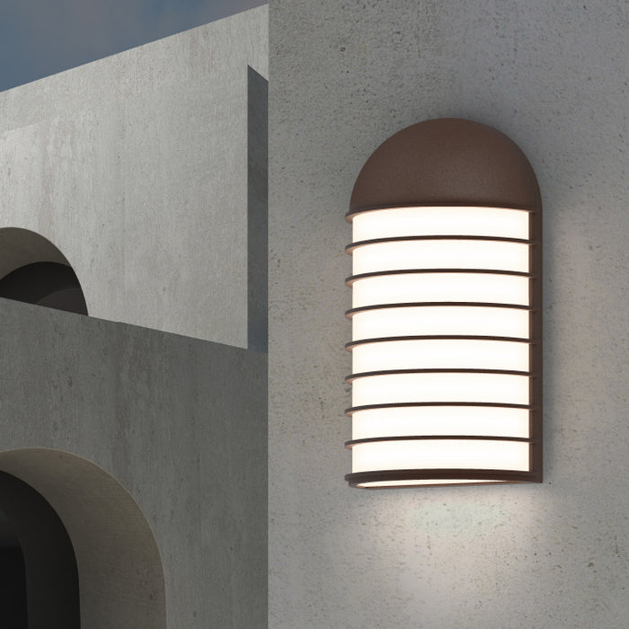 Sonneman 7400.72-WL LED Wall Sconce, Textured Bronze