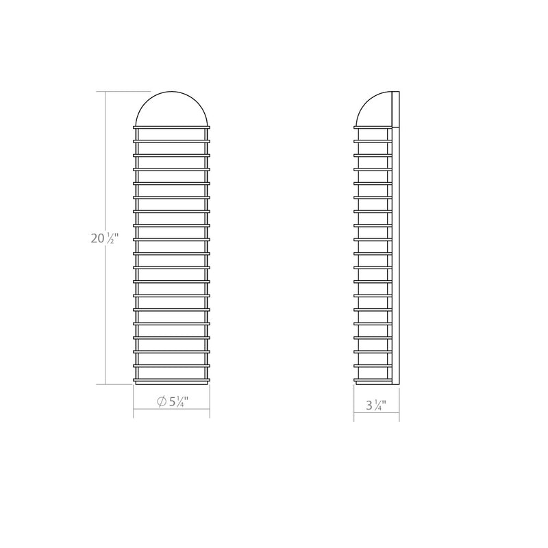 Sonneman 7402.98-WL LED Wall Sconce, Textured White