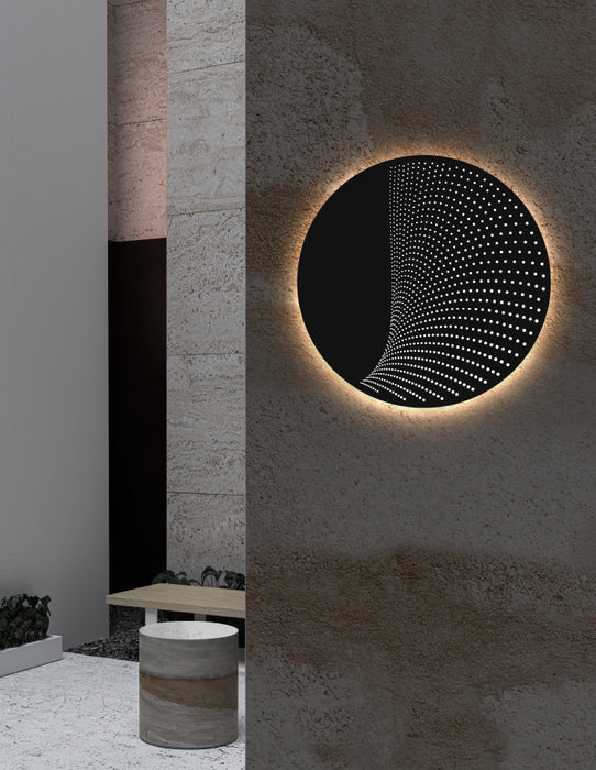 Sonneman 7451.97-WL LED Wall Sconce, Textured Black