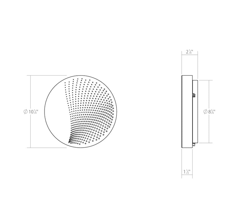 Sonneman 7451.98-WL LED Wall Sconce, Textured White