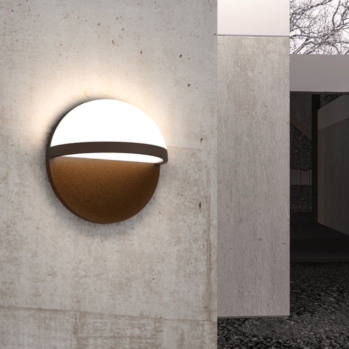 Sonneman 7471.72-WL LED Wall Sconce, Textured Bronze
