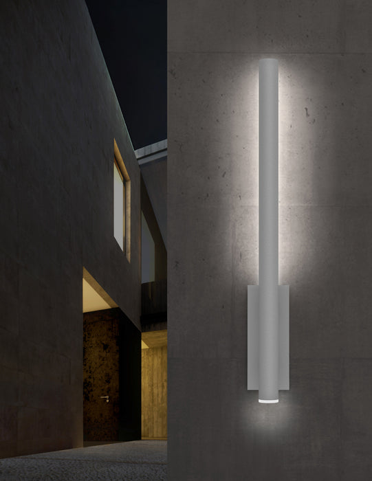 Sonneman 7480.74-WL LED Wall Sconce, Textured Gray