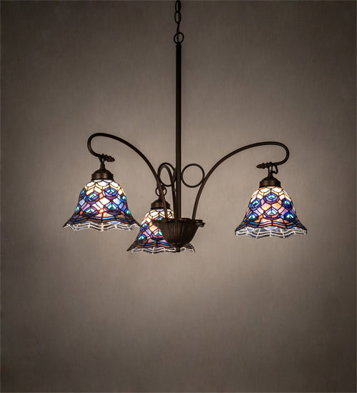 Meyda Tiffany 110685 Three Light Chandelier