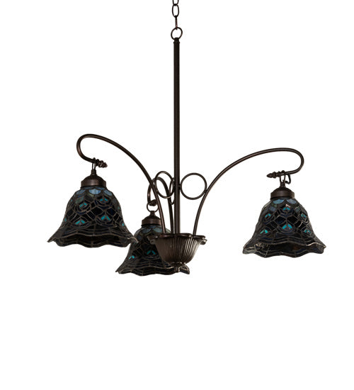 Meyda Tiffany 110685 Three Light Chandelier