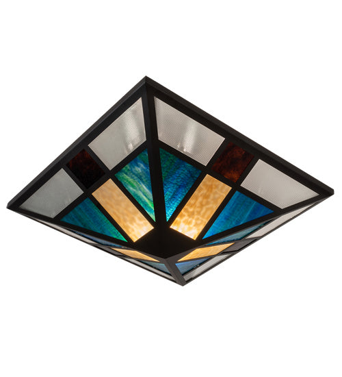 Meyda Tiffany 226765 LED Semi Flush Mount, Oil Rubbed Bronze