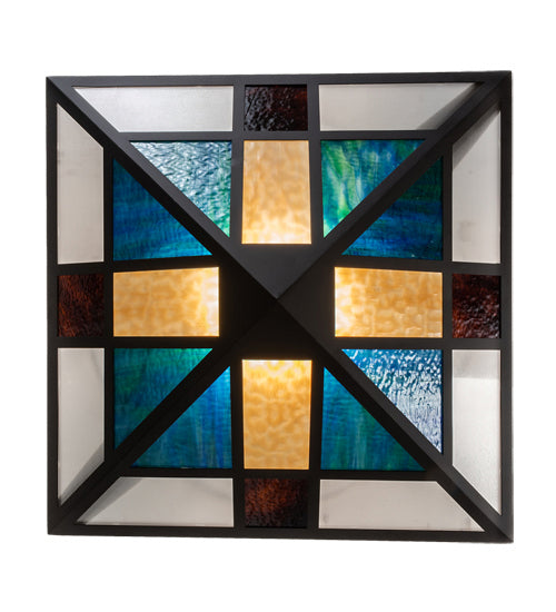 Meyda Tiffany 226765 LED Semi Flush Mount, Oil Rubbed Bronze