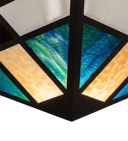Meyda Tiffany 226765 LED Semi Flush Mount, Oil Rubbed Bronze