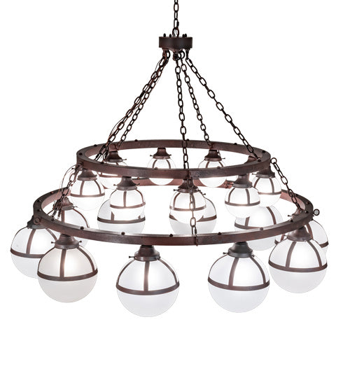 Meyda Tiffany 230704 20 Light Chandelier, Rustic Nail