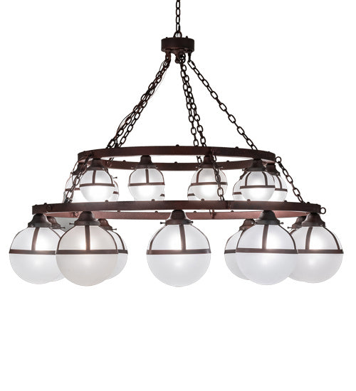 Meyda Tiffany 230704 20 Light Chandelier, Rustic Nail