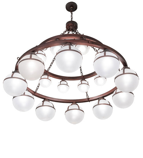 Meyda Tiffany 230704 20 Light Chandelier, Rustic Nail