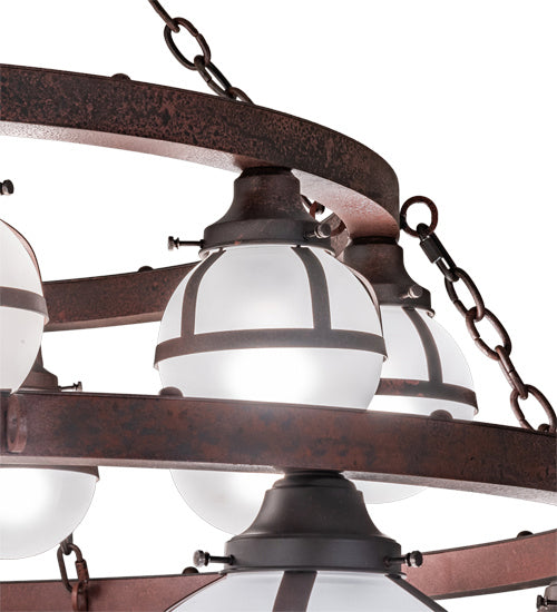 Meyda Tiffany 230704 20 Light Chandelier, Rustic Nail