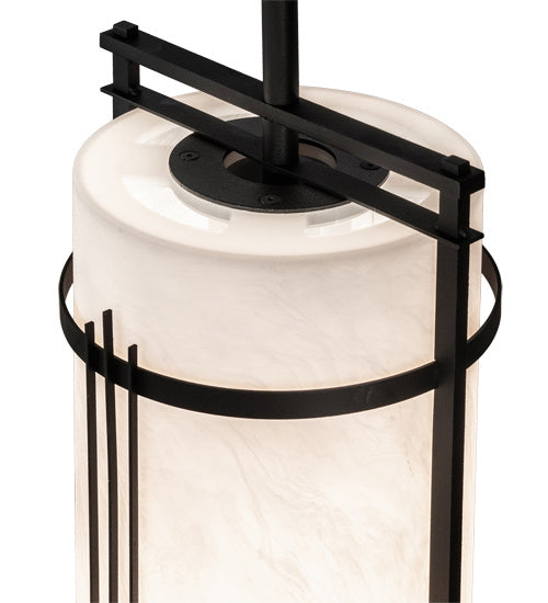 Meyda Tiffany 230735 One Light Mini Pendant, Textured Black