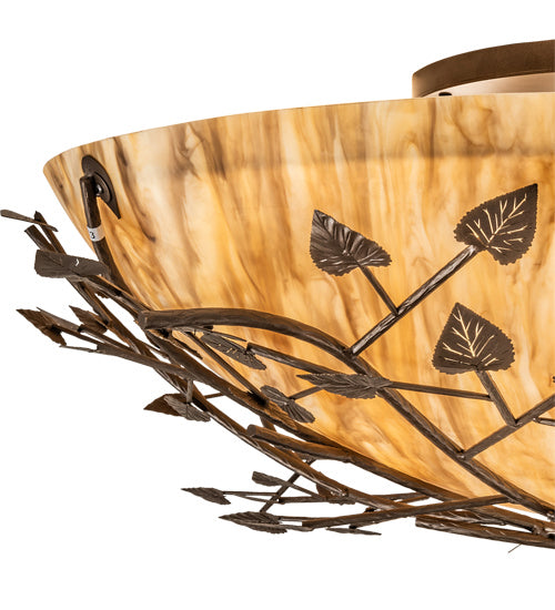 Meyda Tiffany 234656 LED Flushmount, Tyler Bronze