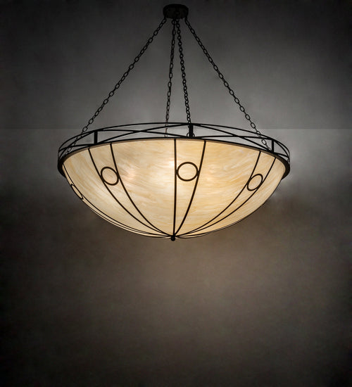 Meyda Tiffany 234765 Eight Light Pendant, Old Wrought Iron