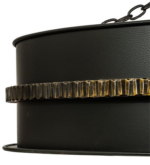 Meyda Tiffany 234842 Eight Light Chandel-Air, Black Metal