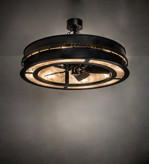 Meyda Tiffany 234842 Eight Light Chandel-Air, Black Metal