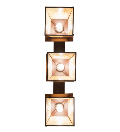 Meyda Tiffany 234975 Three Light Island Pendant, Cafe Noir On Rust