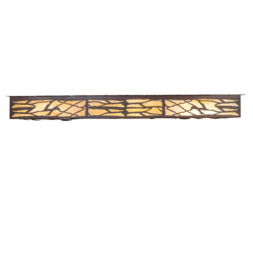 Meyda Tiffany 234976 LED Flushmount, Cafe Noir On Rust